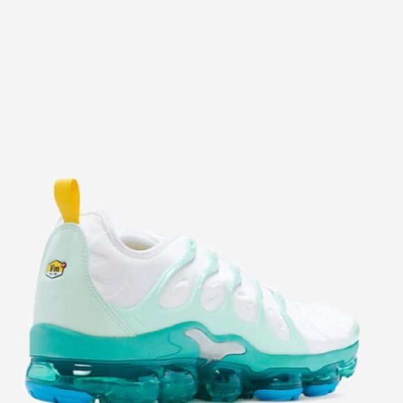 Nike Air VaporMax Plus Running Shoes - White/mint foam/washed teal/siren red - Picture 10 of 16